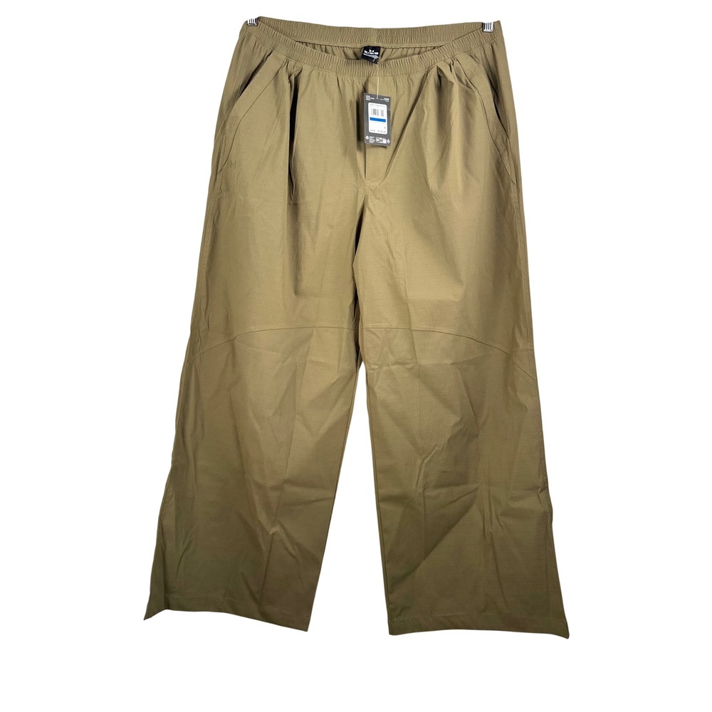 Under Armour Unstoppable Parachute sz XL Olive Gorpcore Wide Leg Pants